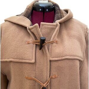 Vintage Burberry Wool Duffle Coat, L